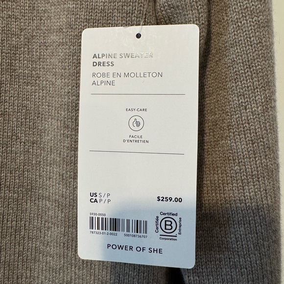 Athleta Alpine Sweater Dress, Size Small, NWT - Picture 4 of 6